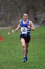 Adrian Whitwam (Morpeth) finishing the New Years Day Morpeth 11k Road Race. Photo: David T. Hewitson/Sports for All Pics